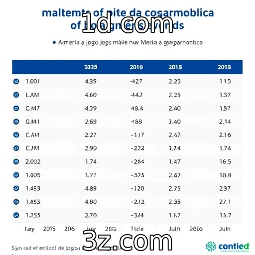 Crescimento do mercado de jogos mobile na América Latina